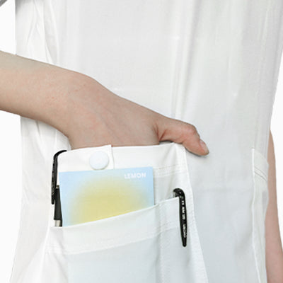Jelrisofit White Surgical Straight-Cut with Functional Pockets