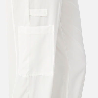 Jelrisofit White Surgical Straight-Cut with Functional Pockets