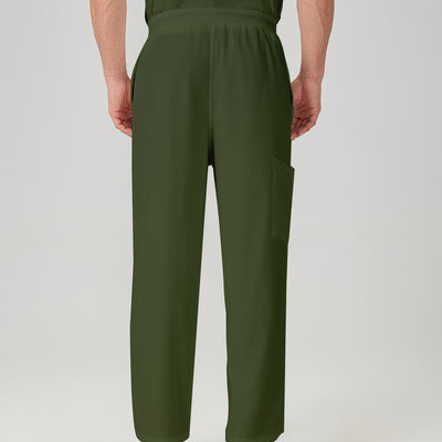 JelriSoFit Classic Uniformes Médicos - Hombre Verde Musgo, Resistente a las manchas