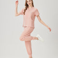Jelrisofit Scrubs Medicos con V-Neck y Estilo Casual