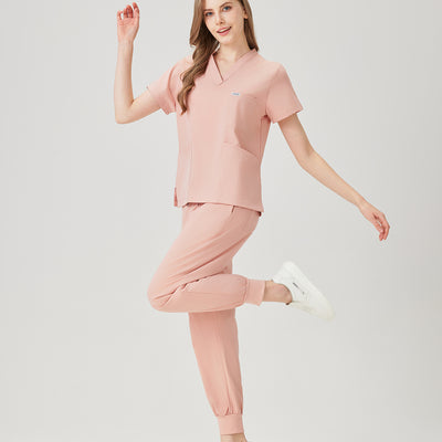 Jelrisofit Scrubs Medicos con V-Neck y Estilo Casual
