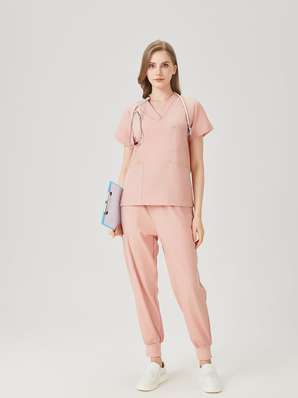 Jelrisofit Scrubs Medicos con V-Neck y Estilo Casual para Mujeres