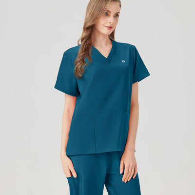 Jelrisofit Scrubs Medicos con Tela Repelente Al Agua para Mujer