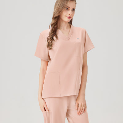 Uniforme médico rosa de mujer, imagen ampliada