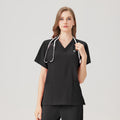 Jelrisofit Uniforme Médico Negro con Diseño Moderno