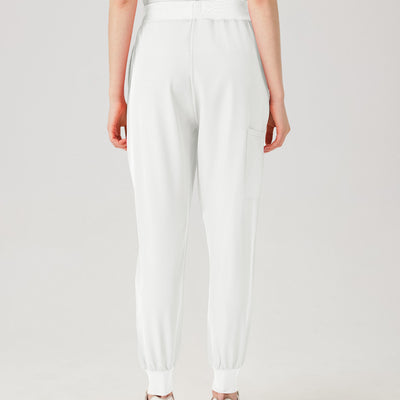Jelrisofit Classic Pijama Quirurgica - Mujer Blanco, De secado rápido y ligero.