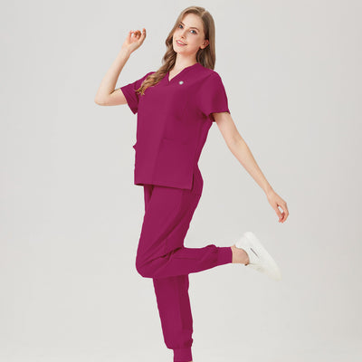 JelriSoFit Classic Uniformes Médicos - Mujer Bugambilia, Suave y elástico