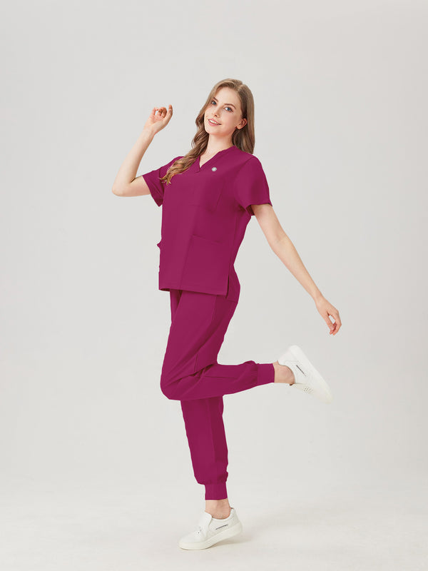 JelriSoFit Classic Uniformes Médicos - Mujer Bugambilia, Suave y elástico
