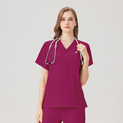 JelriSoFit Classic Uniformes Médicos - Mujer Bugambilia, Suave y elástico