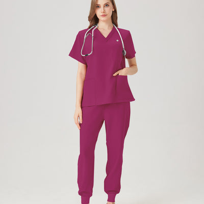 JelriSoFit Classic Uniformes Médicos - Mujer Bugambilia, Suave y elástico