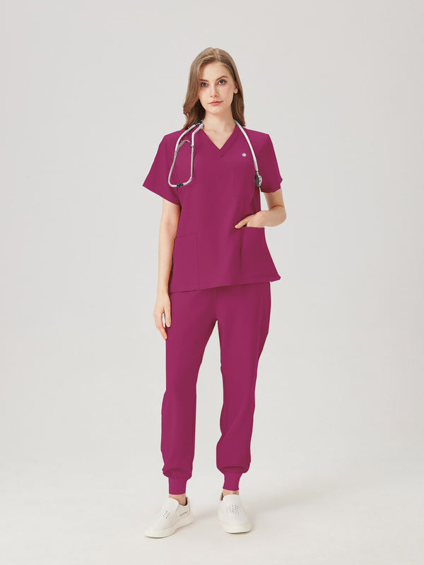 JelriSoFit Classic Uniformes Médicos - Mujer Bugambilia, Suave y elástico