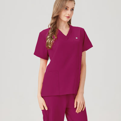 JelriSoFit Classic Uniformes Médicos - Mujer Bugambilia, Suave y elástico