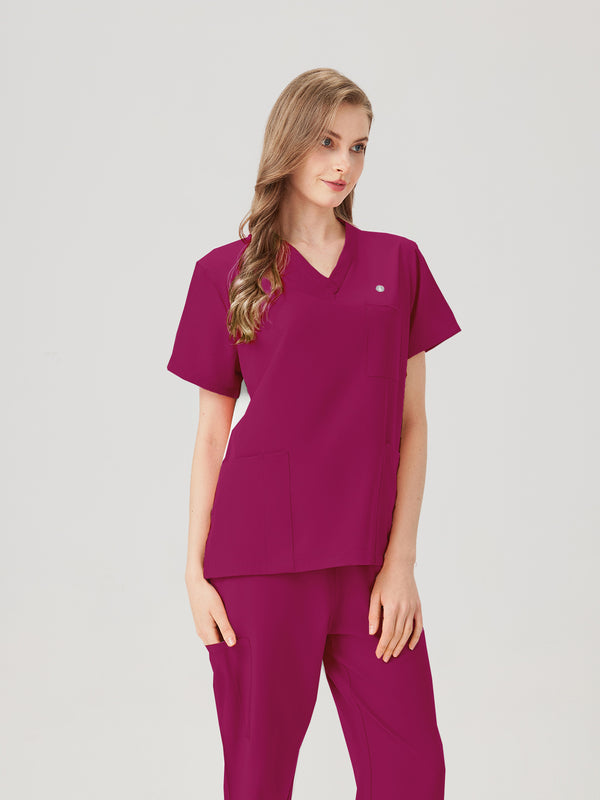JelriSoFit Classic Uniformes Médicos - Mujer Bugambilia, Suave y elástico