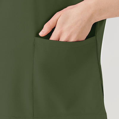 JelriSoFit Classic Uniformes de Trabajo - Mujer Verde Musgo, Fácil de limpiar