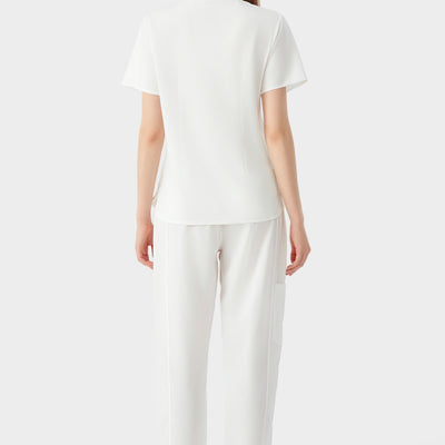 Jelrisofit White Surgical Straight-Cut with Functional Pockets