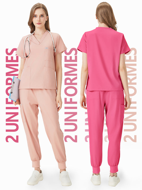 Dúo Amistoso: Rosa y Fucsia