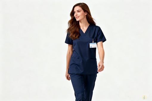 ¿Por qué la tela de mis scrubs hace ruido al caminar?