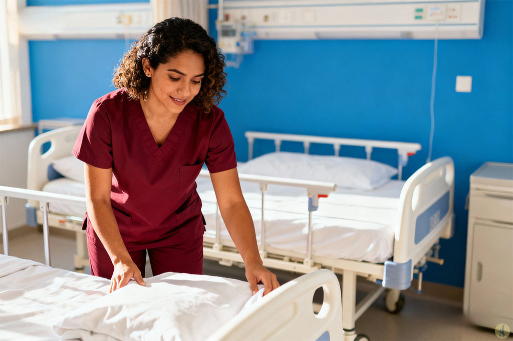 Scrubs rojos en medicina: qué significan y quién los usa realmente