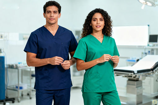¿Por qué los uniformes quirúrgicos son azules o verdes?