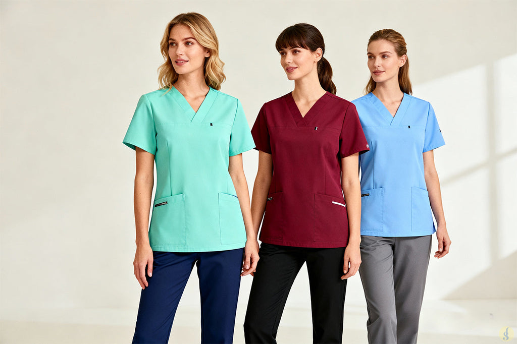 Cómo Lograr una Combinación de Colores de Scrubs Profesional y Moderna