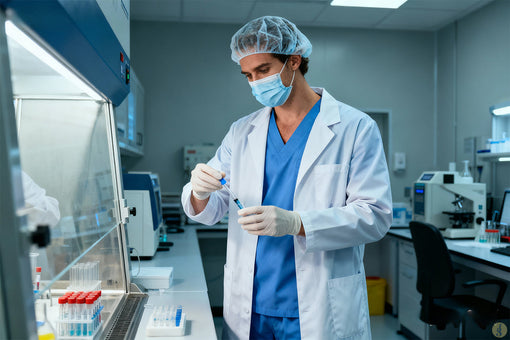 ¿Para qué sirve la bata de laboratorio en la bioseguridad?