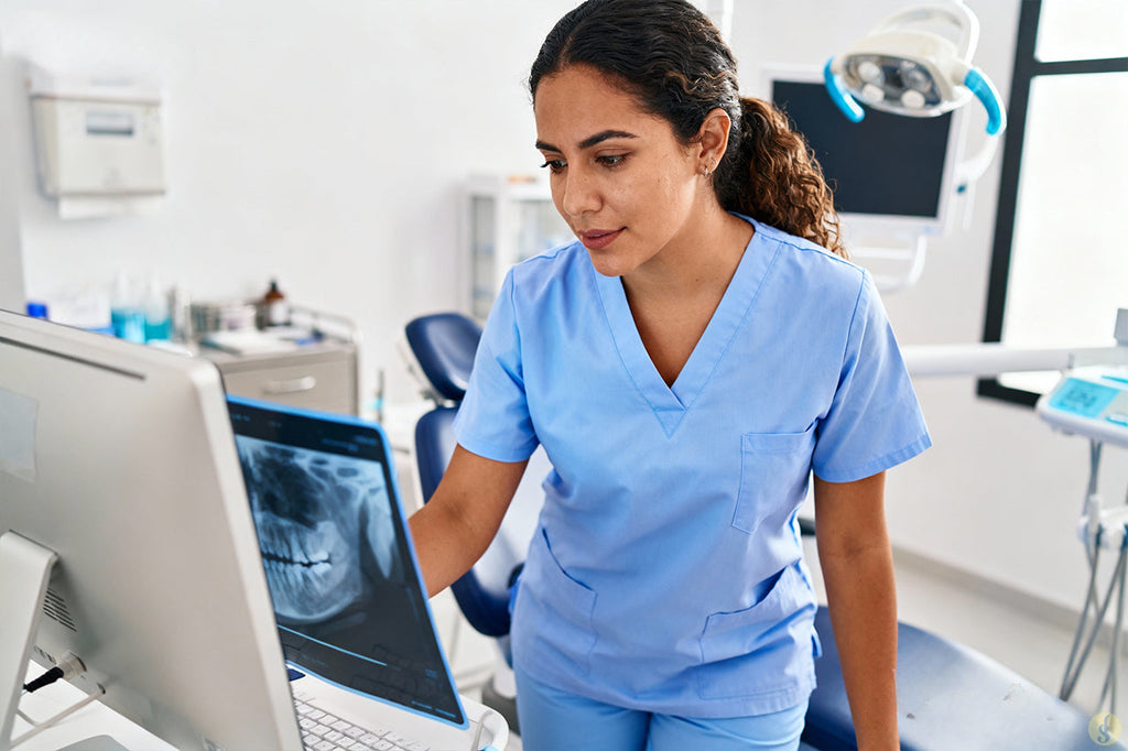 ¿Qué uniformes de odontología son ideales para mujer?