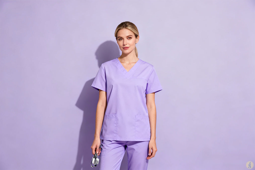 Scrub morado mujer: ¿cuál es el ideal para ti?