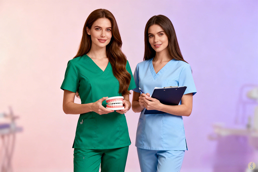 ¿Cuál Es el Mejor Color de Uniforme Para Dentistas? Azul Claro vs Blanco