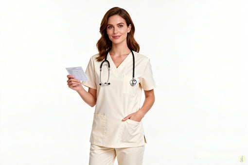 ¿Los uniformes con cuello en V son más cómodos?