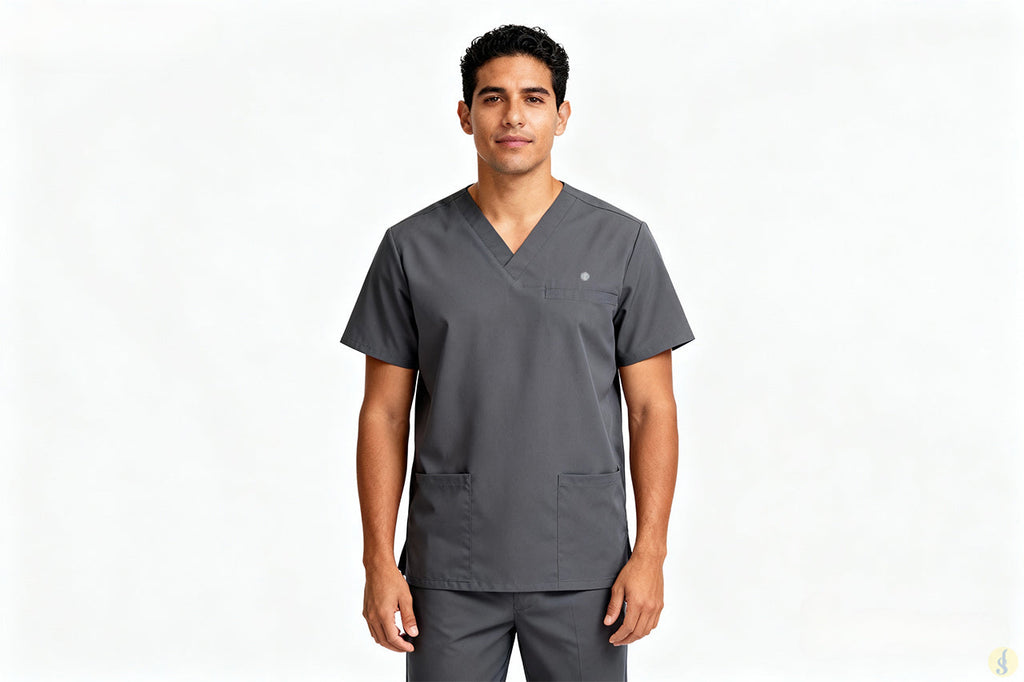 El Uniforme Quirúrgico Gris: La Elegancia Neutra en el Entorno Clínico