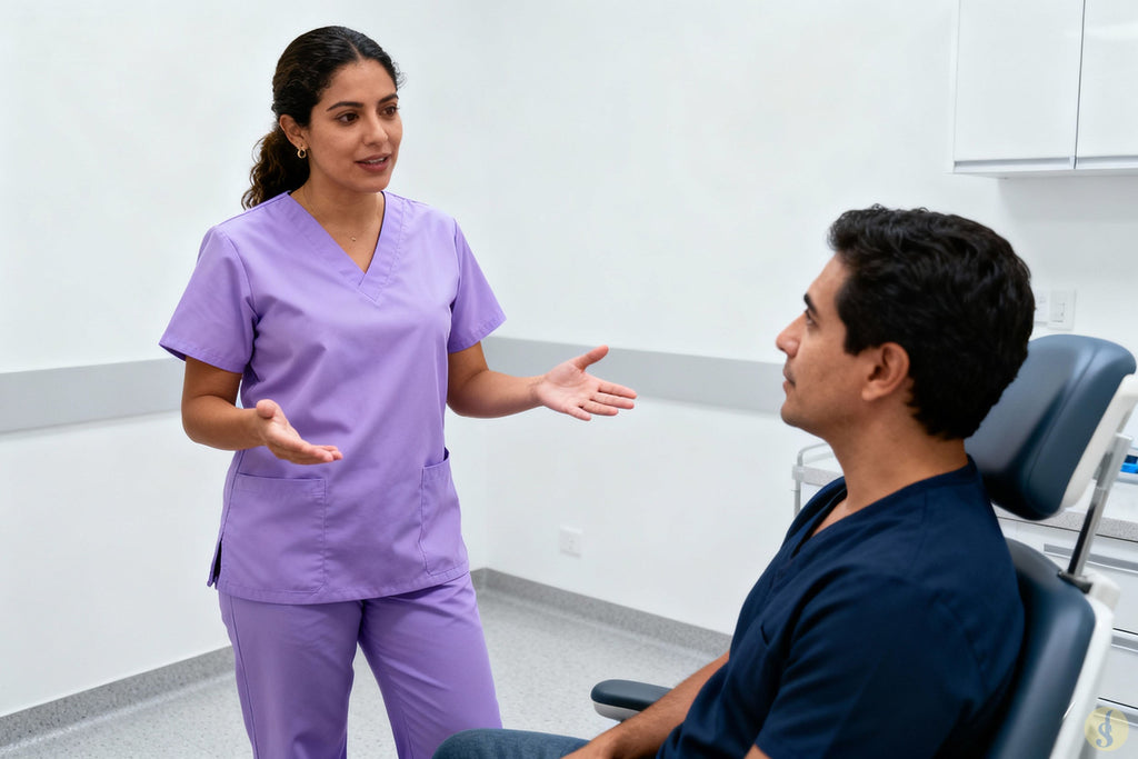 Filipina y pantalón quirúrgico: Cómo combinar comodidad y profesionalismo en tu uniforme