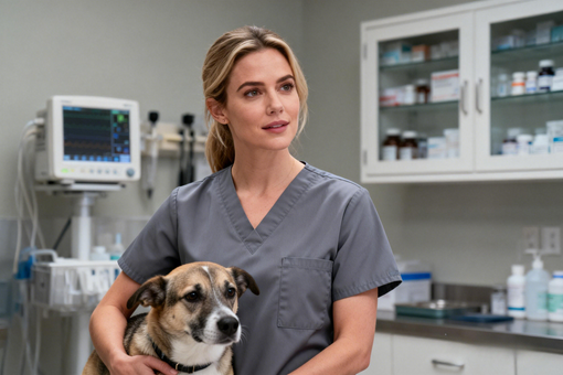 ¿Qué tela resiste mejor las garras de animales en uniformes médicos para veterinaria?