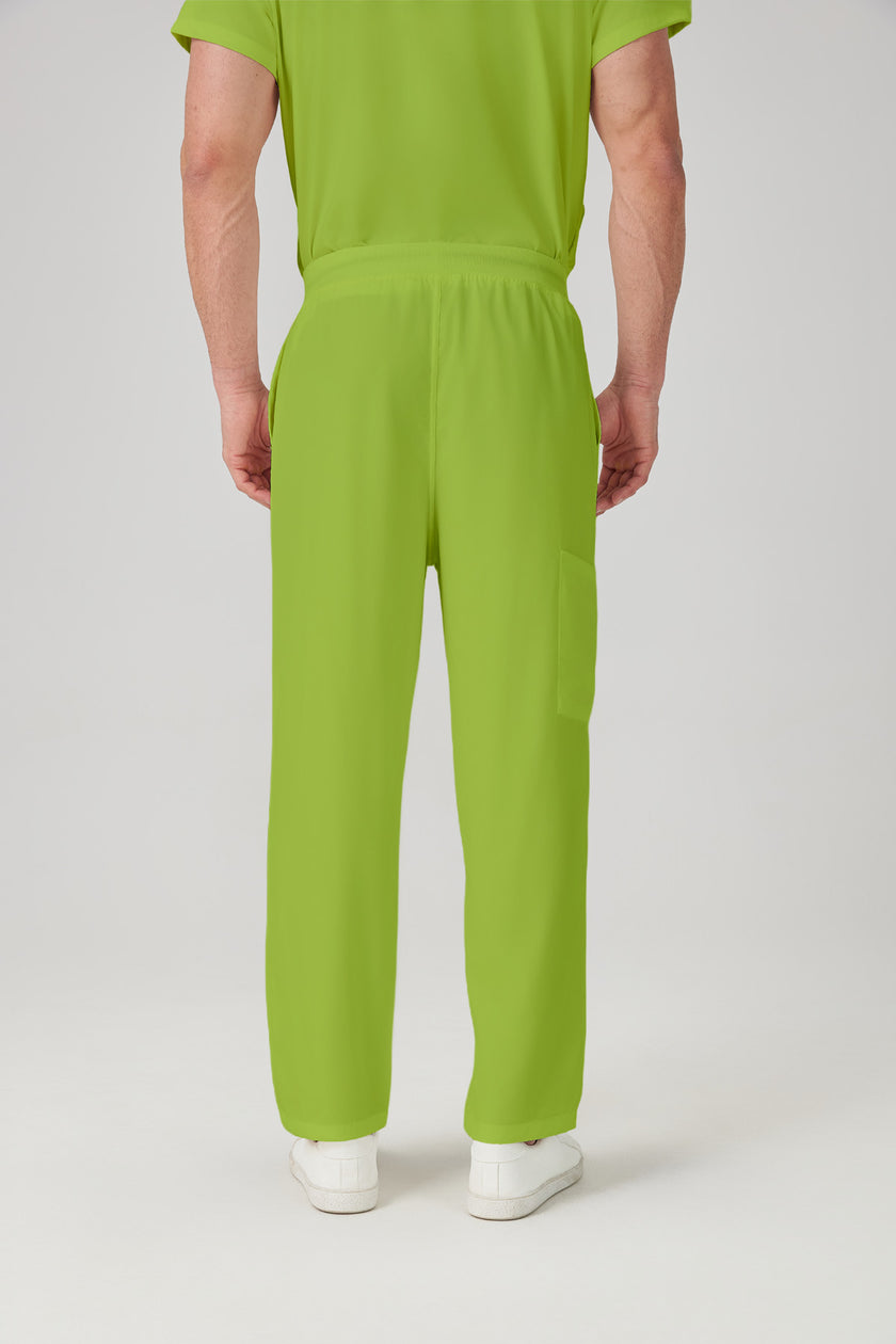 JelriSoFit Classic Uniformes Médicos - Hombre Verde Lima, Transpirable y moderno