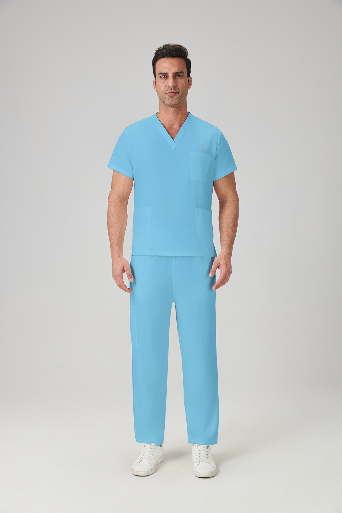 JelriSoFit Classic Uniformes Quirúrgicos - Hombre Azul Caribe, Deportivo y confortable