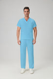 JelriSoFit Classic Uniformes Quirúrgicos - Hombre Azul Caribe, Deportivo y confortable