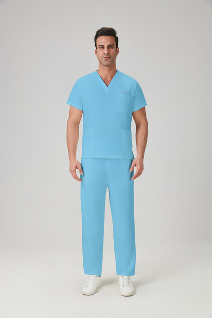 JelriSoFit Classic Uniformes Quirúrgicos - Hombre Azul Caribe, Deportivo y confortable