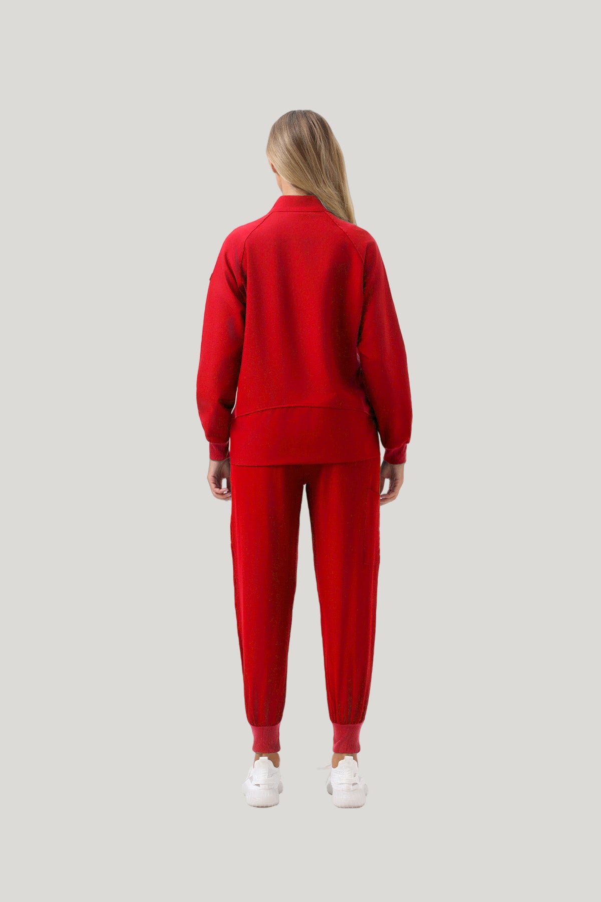 JelriSoFit Set quirúrgico 3 piezas – Mujer Granada roja, Moderno y versátil