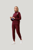 JelriSoFit Set quirúrgico 3 piezas – Mujer Burgundy, Diseño con bolsillos amplios