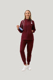 JelriSoFit Set quirúrgico 3 piezas – Mujer Burgundy, Diseño con bolsillos amplios