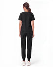 JelriSoFit Free Uniformes Quirúrgicos – Mujer Negro, Aberturas laterales