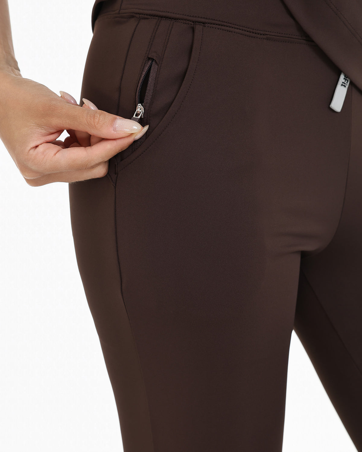 JelriSoFit FlowForm Uniformes de Trabajo 2 Piezas – Mujer Espresso, comodidad tipo activewear y ajuste estructurado