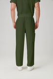 JelriSoFit Classic Medical Uniforms - Men's Moss Green, Stain Resistant