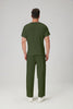 JelriSoFit Classic Medical Uniforms - Men's Moss Green, Stain Resistant