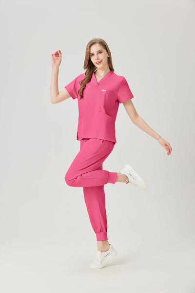 Jelrisofit Uniforme Médico con Cintura Ajustable para Mujer
