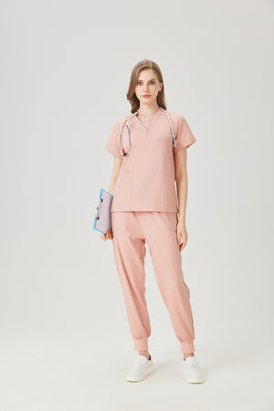 Jelrisofit Scrubs Medicos con V-Neck y Estilo Casual  para Mujeres