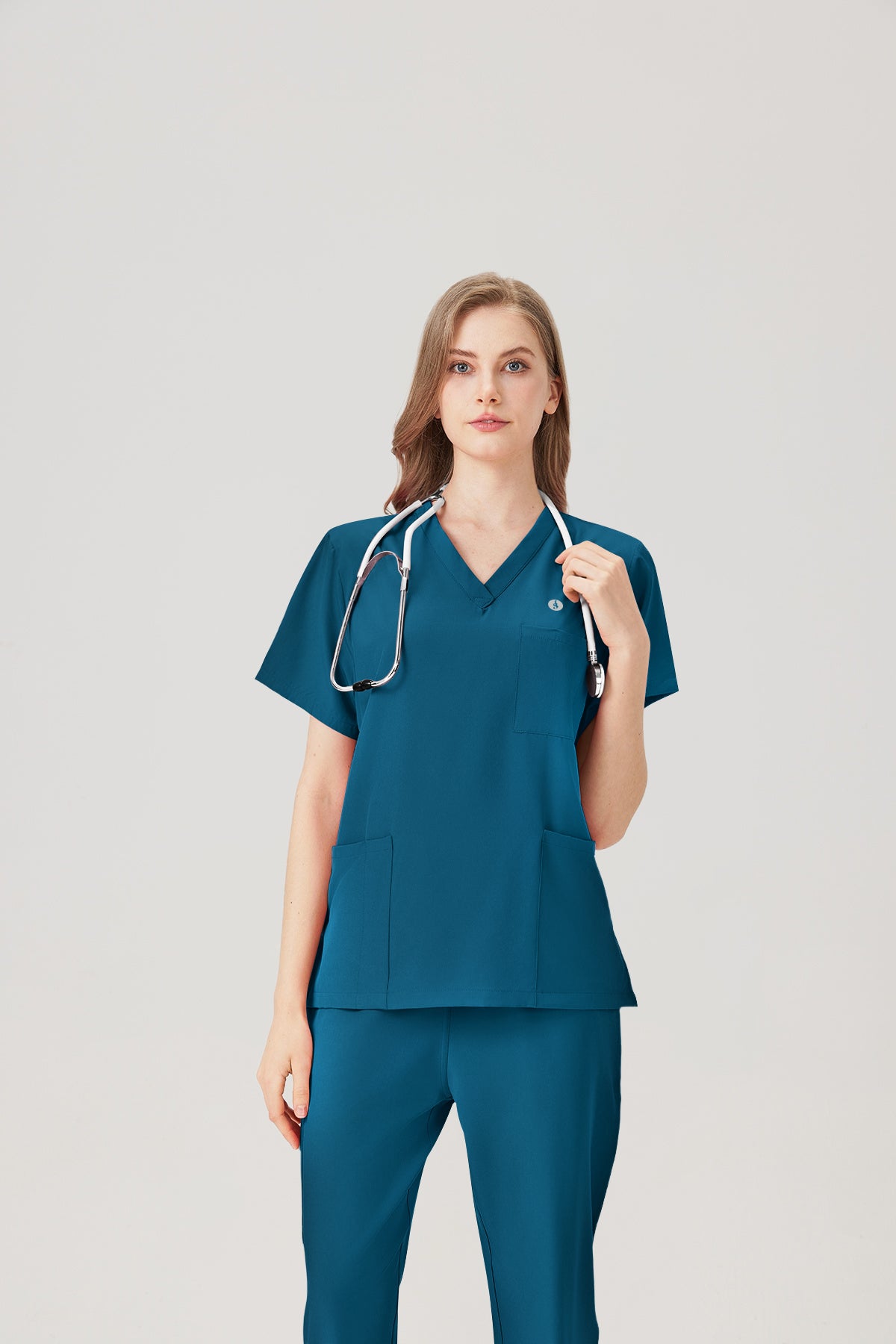 Camisón quirúrgico de mujer, vista frontal