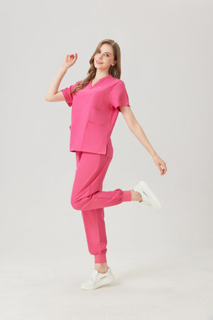 Jelrisofit Fuchsia Scrub Sets with Stylish Design