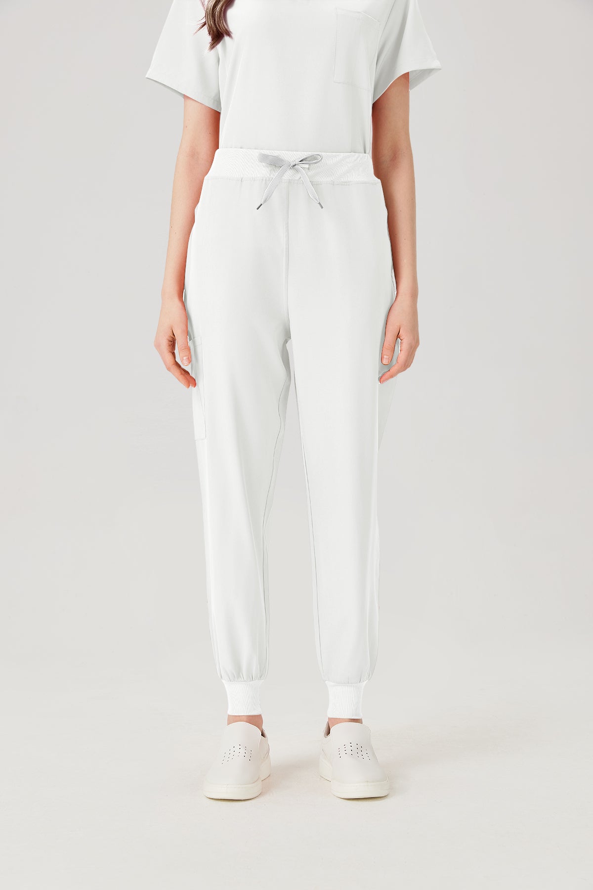 JelriSoFit® Classic Nursing Uniforms for Women – Cream White, Soft & Breathable