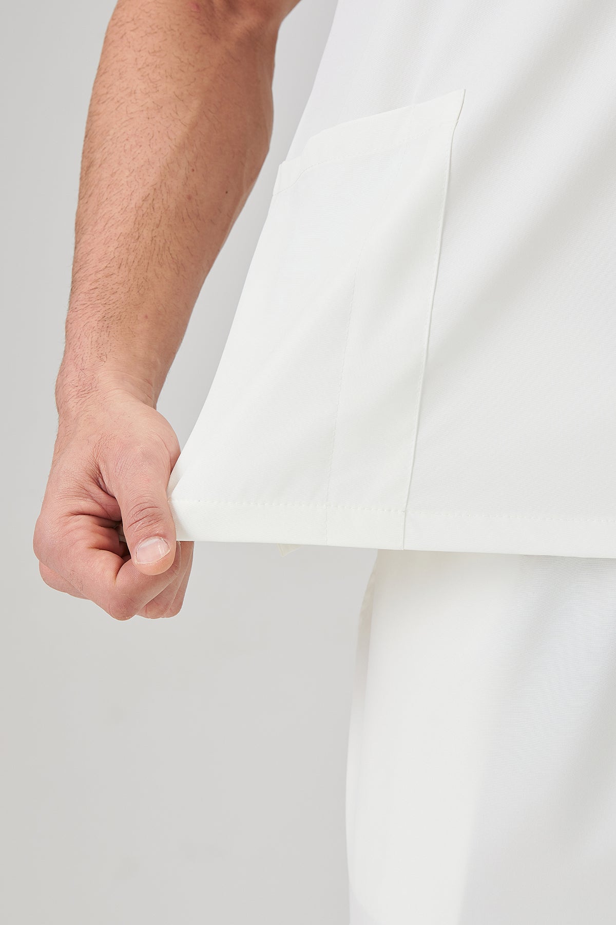 JelriSoFit Classic Uniformes Médicos - Hombre Blanco, Conjunto de pantalón recto