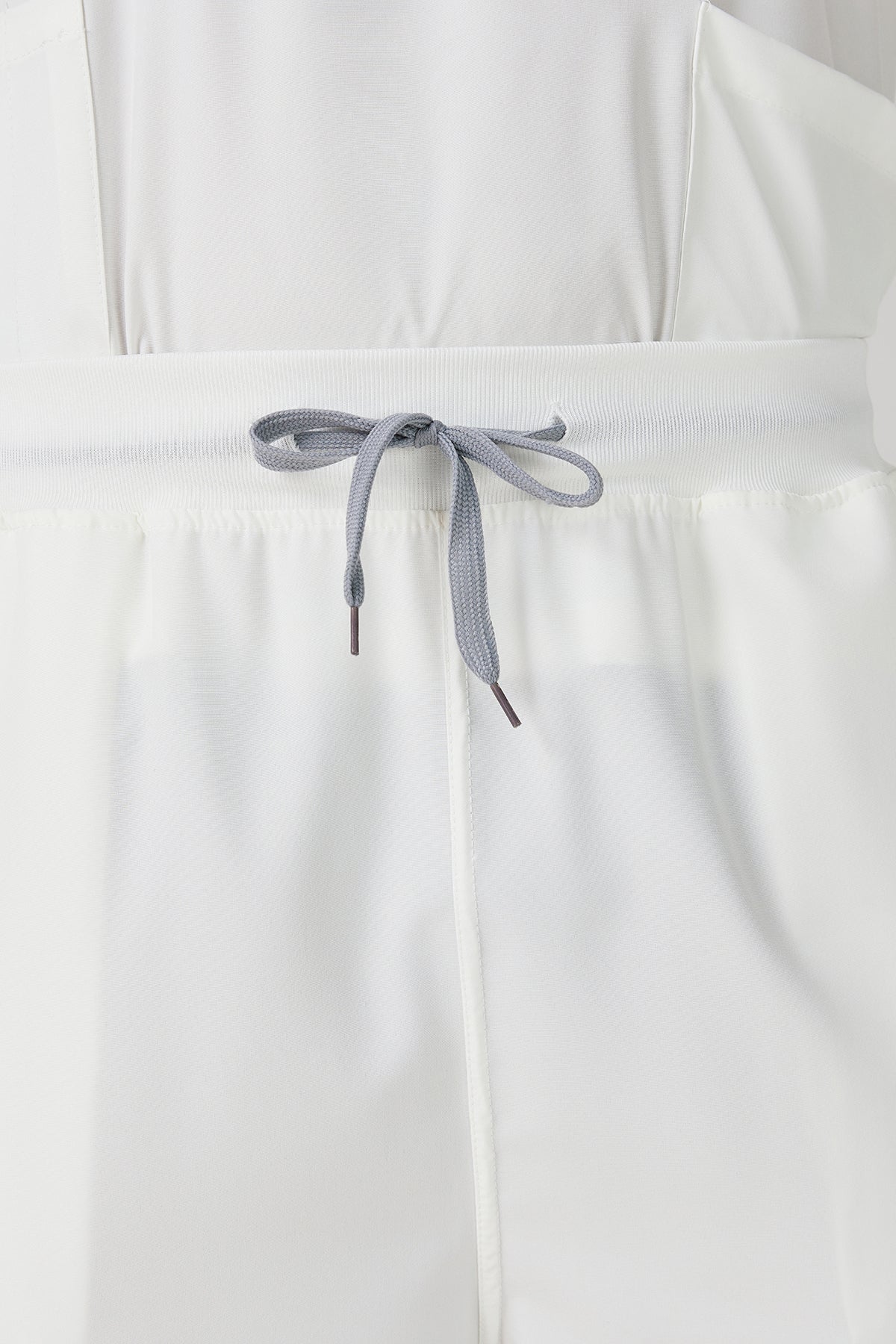 JelriSoFit Classic Medical Uniforms - Men's White, Straight Leg Trouser Set